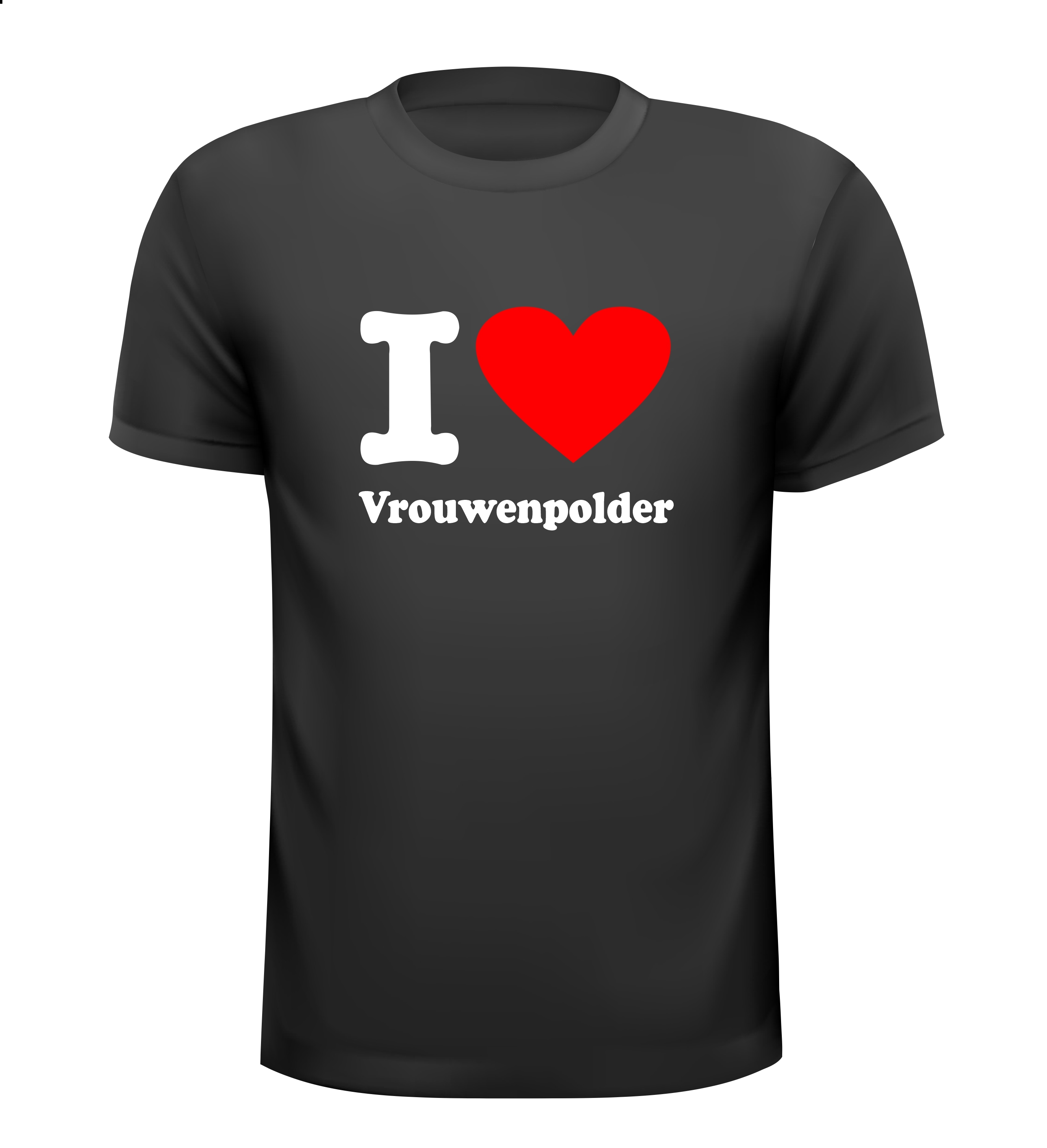 I love Vrouwenpolder t-shirt korte mouw