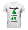 Deze toffe peer is geen 49 meer T-shirt