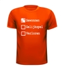Gewonnen gelijkspel verloren T-shirt  oranje
