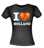 foto 2 I love Holland lachend hart T-shirt
