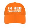 Ik heb oranjekoorts pet oranje de pet voor het WK EK