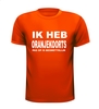 ik heb oranjekoorts t-shirt korte mouw