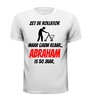 foto 7 Zet de rollator maar gauw klaar Abraham is 50 jaar t-shirt korte mouw