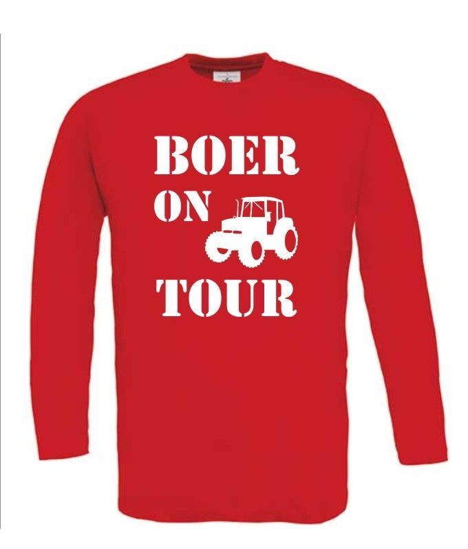 Boer on tour shirt lange mouw