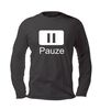 foto 1 Shirtje lange mouw met de opdruk van pauze icon