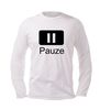 foto 4 Shirtje lange mouw met de opdruk van pauze icon
