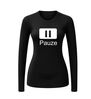 foto 5 Shirtje lange mouw met de opdruk van pauze icon