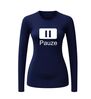 foto 7 Shirtje lange mouw met de opdruk van pauze icon