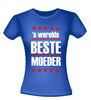 foto 3 werelds beste moeder t-shirt korte mouw