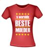 foto 4 werelds beste moeder t-shirt korte mouw