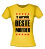 foto 8 werelds beste moeder t-shirt korte mouw
