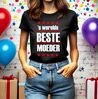 foto 9 werelds beste moeder t-shirt korte mouw