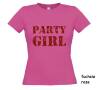 foto 3 glitter rood party girl t-shirt korte mouw