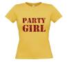 foto 4 glitter rood party girl t-shirt korte mouw