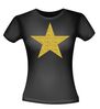 foto 2 glitter ster goud t-shirt korte mouw 