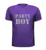 foto 2 glitter zilver party boy t-shirt korte mouw