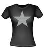 foto 2 glitter zilver ster t-shirt korte mouw