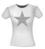 foto 4 glitter zilver ster t-shirt korte mouw