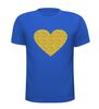 foto 5 Gouden glitter hart t-shirt voor dames en heren