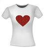 foto 14 Shirt met glitter rood hart sparkle of love