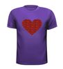foto 3 Shirt met glitter rood hart sparkle of love