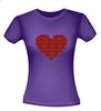 foto 4 Shirt met glitter rood hart sparkle of love