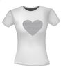 foto 14 Shirt met glitter zilveren hart stralend en stijlvol