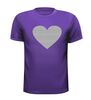 foto 3 Shirt met glitter zilveren hart stralend en stijlvol