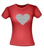 foto 8 Shirt met glitter zilveren hart stralend en stijlvol