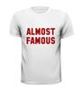 Shirtje Almost Famous bijna beroemd glitter rode letters