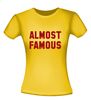 foto 4 Shirtje Almost Famous bijna beroemd glitter rode letters
