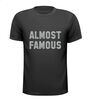 Shirtje Almost Famous bijna beroemd zilver glittere opdruk