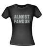 foto 2 Shirtje Almost Famous bijna beroemd zilver glittere opdruk