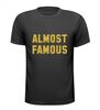 Shirtje Almost Famous glitter goud
