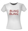 foto 2 Shirtje bling bling in glitter rood