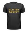 foto 1 Shirtje glitter addict gouden glitter uitvoering