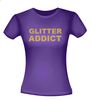 foto 4 Shirtje glitter addict gouden glitter uitvoering