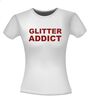 foto 2 Shirtje glitter addict met rode glitters als opdruk