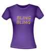 foto 4 Shirtje glitter goud bling bling opdruk