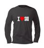 Shirtje lange mouw i love ski