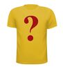 foto 3 Shirtje met een glitter rood vraagteken als opdruk