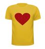 foto 3 Shirtje met glitter rood hart opdruk