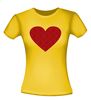 foto 4 Shirtje met glitter rood hart opdruk