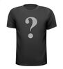 shirtje met glitter vraagteken opdruk