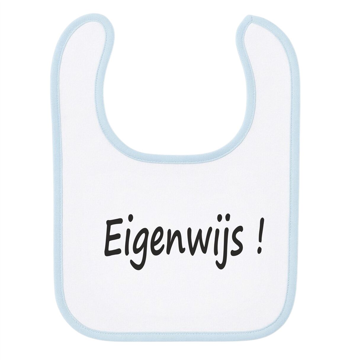 slab met opdruk eigenwijs