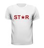 star glitter rood t-shirt korte mouw