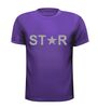 foto 3 star glitter zilver t-shirt korte mouw 