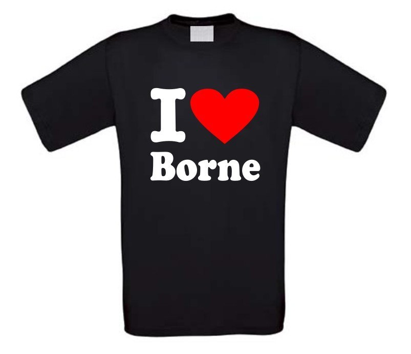 I love Borne t-shirt korte mouw