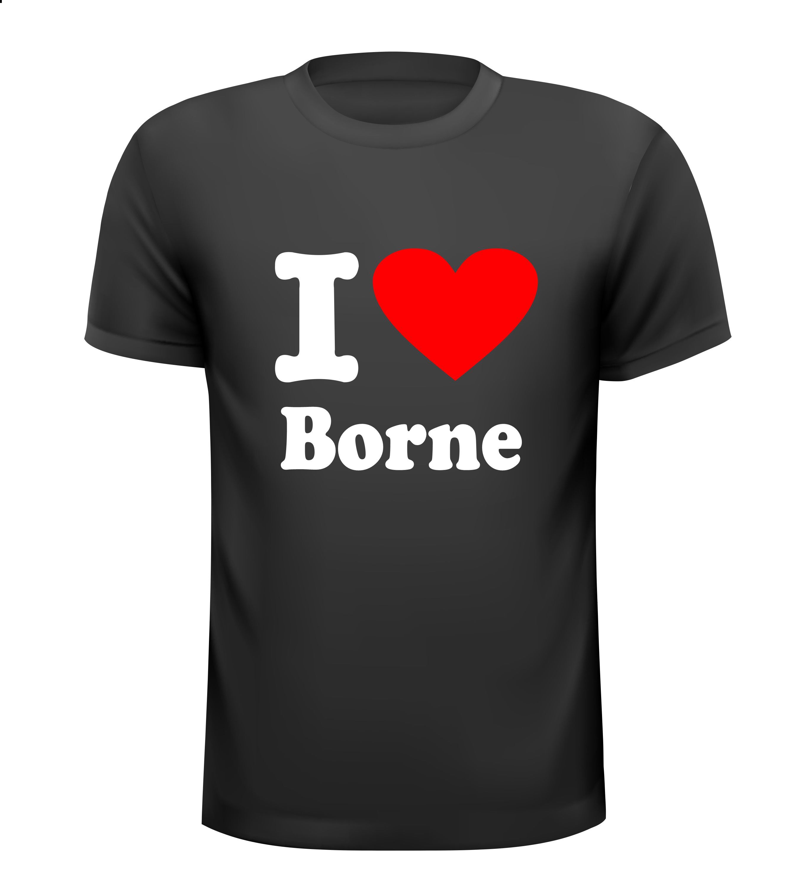 I love Borne t-shirt korte mouw