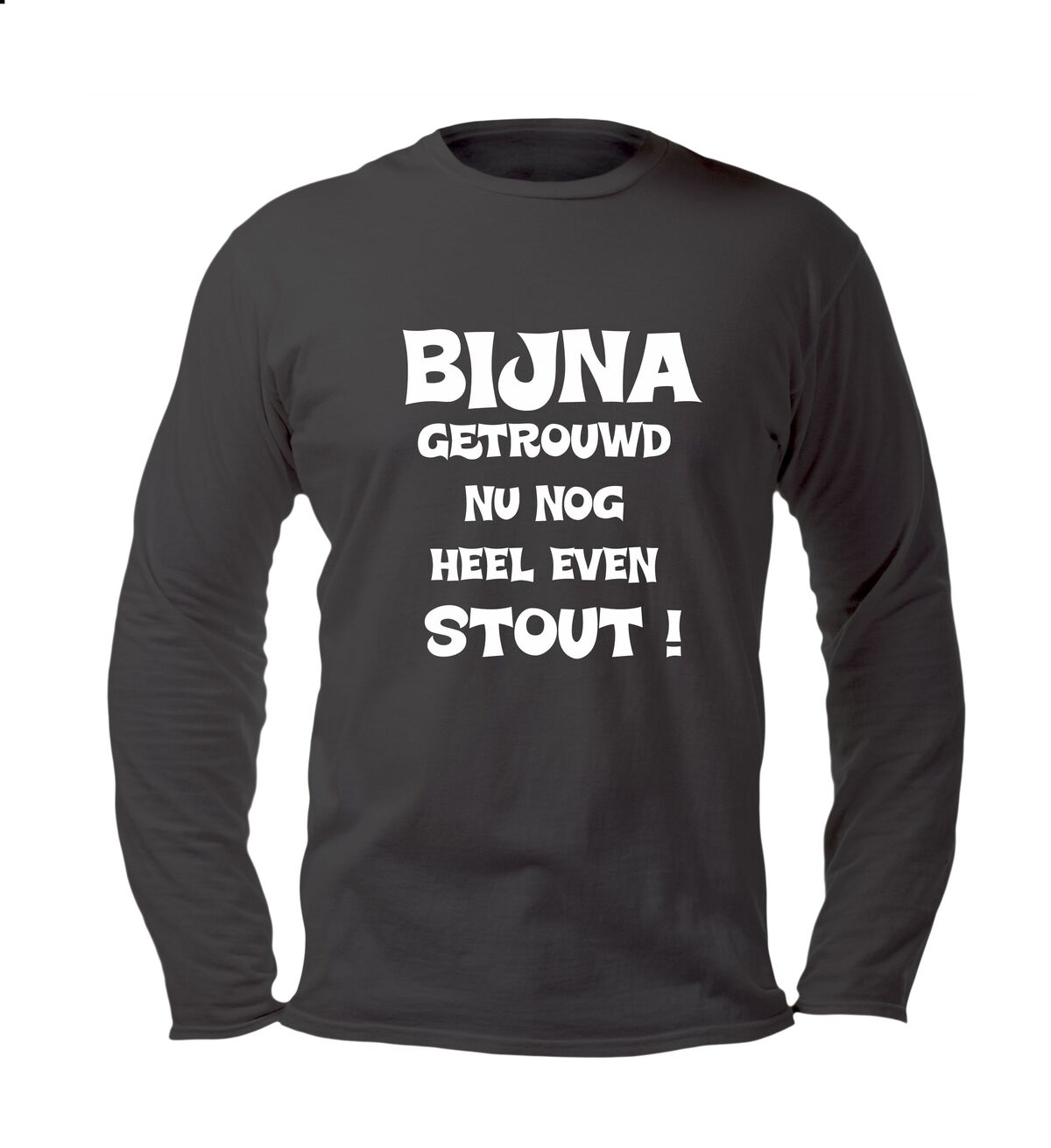 bijna getrouwd nu nog heel even stout t-shirt korte mouw lange mouw